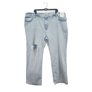 Abercrombie & Fitch Plus Women's The 90's Cotton High Rise Relaxed Fit Jean - 37
